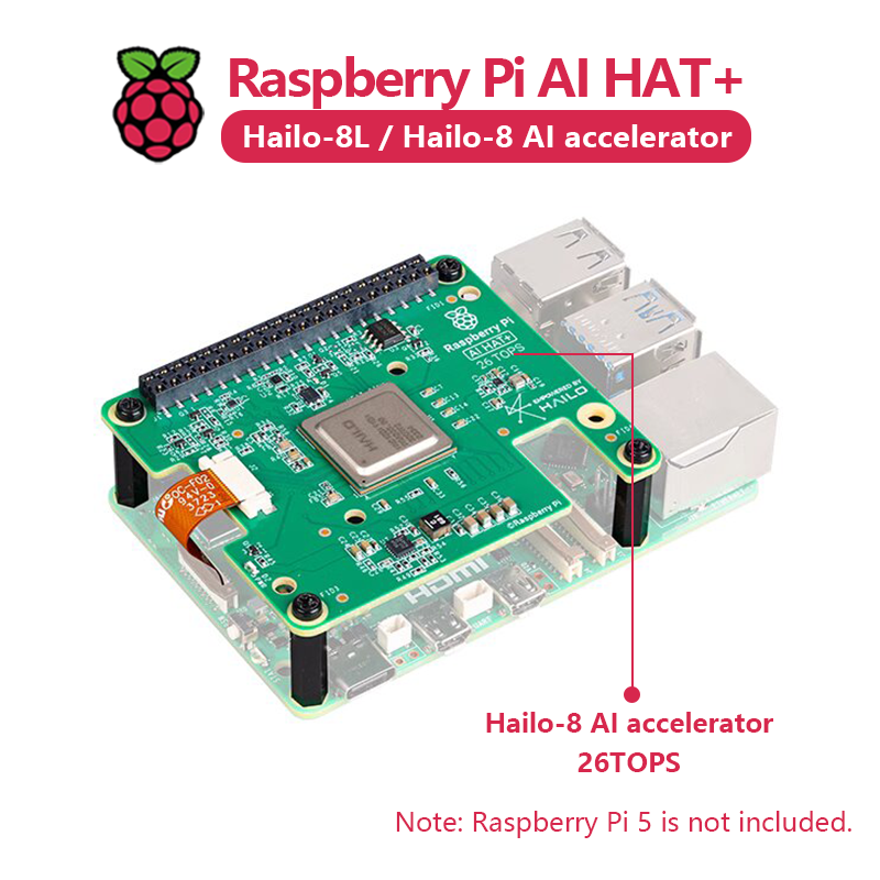 Official Raspberry Pi 5 AI HAT - Raspberry Pi 5 8Gb Board ulasan dan harga