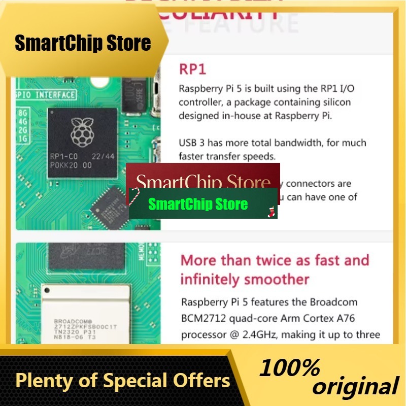 SmCpOfficial Raspberry Pi 5 Wi - Raspberry Pi 5 8Gb Board ulasan dan harga