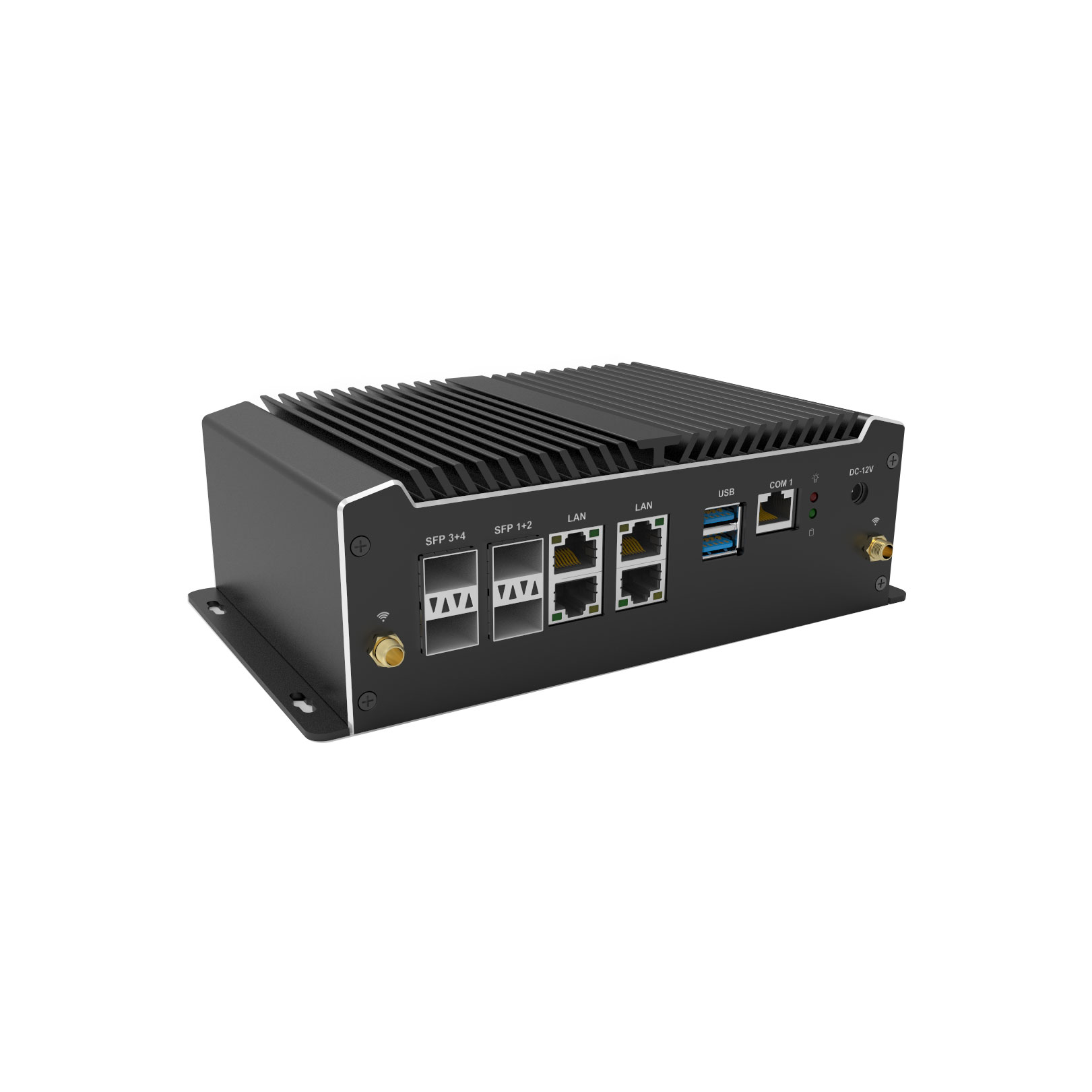 in tel Atom C3758 8-Core Fanle - Dual Lan 10G Sfp+ Mini Pc ulasan dan harga